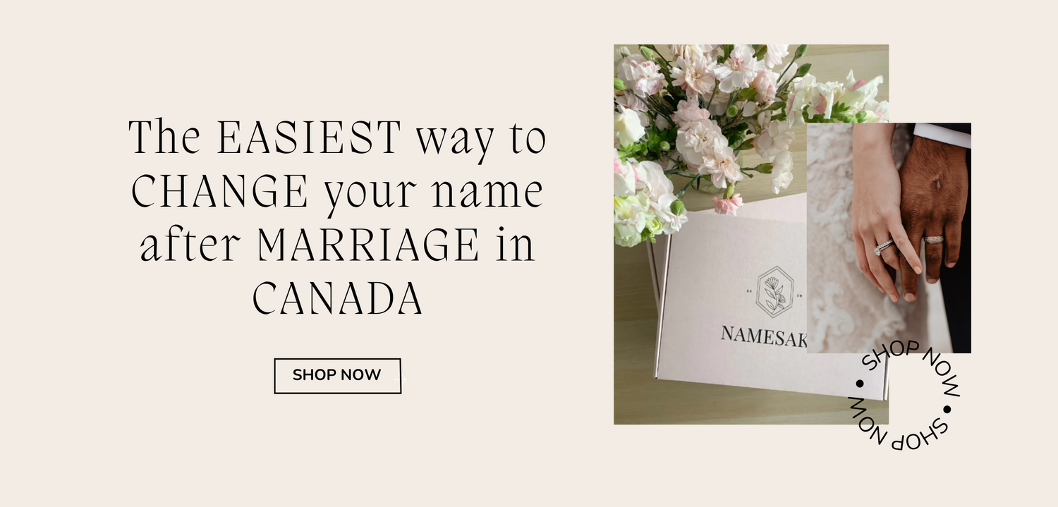 The Namesake Box - Canada's #1 Name Change Box